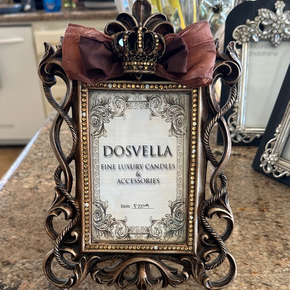 Ornate Brown 4x6 Photo Frame